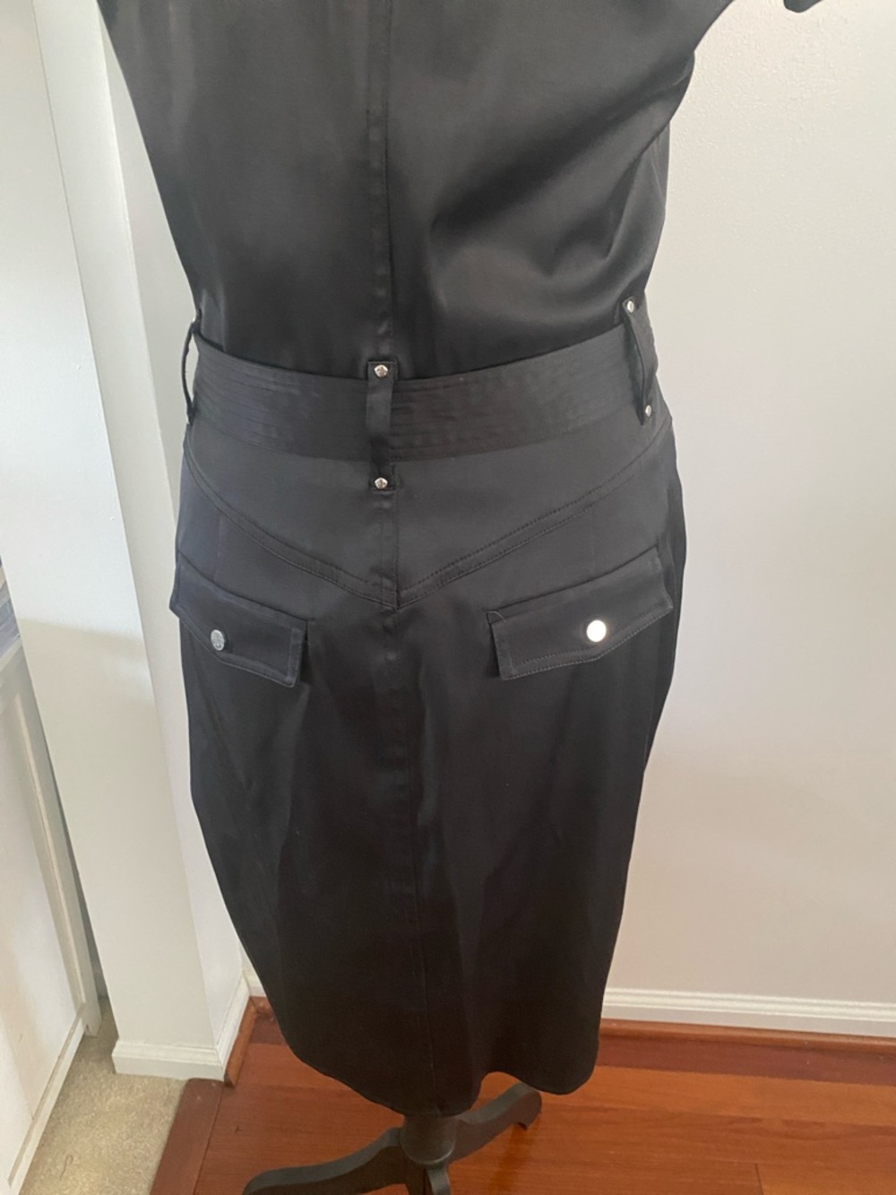 Cache military style tulip hen belted size 8 dress - Picture 6 of 10